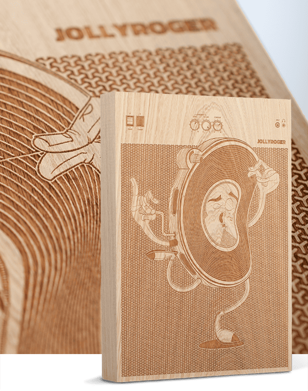 Record Player oak